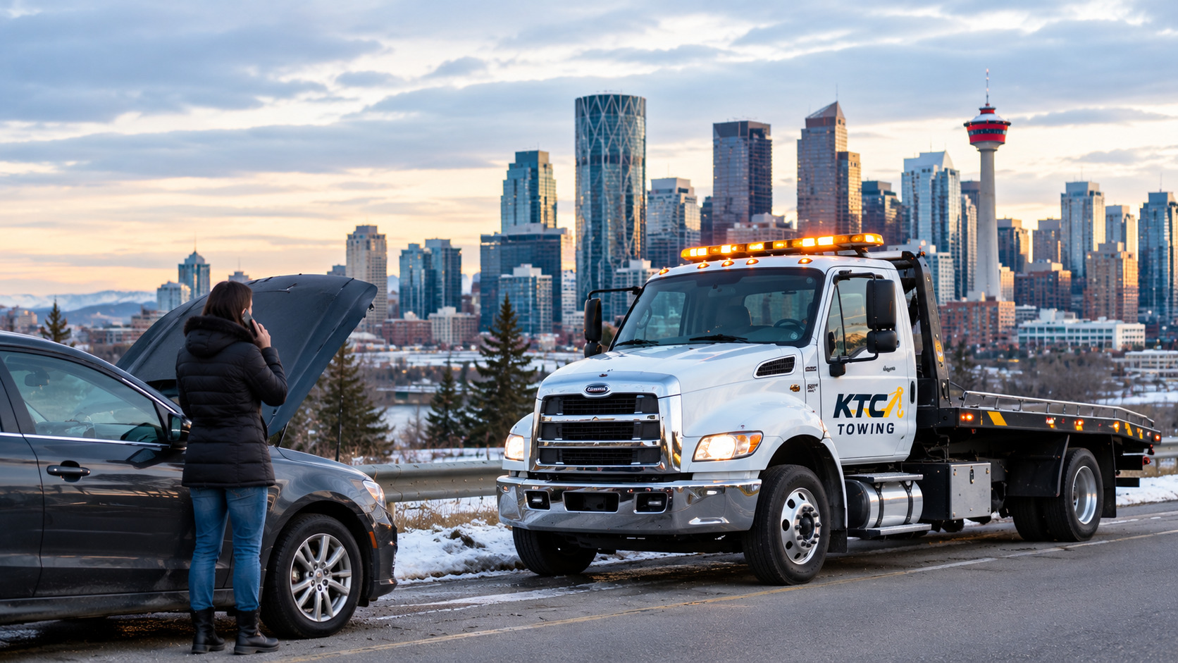 Tow Truck Take to Arrive in Calgary