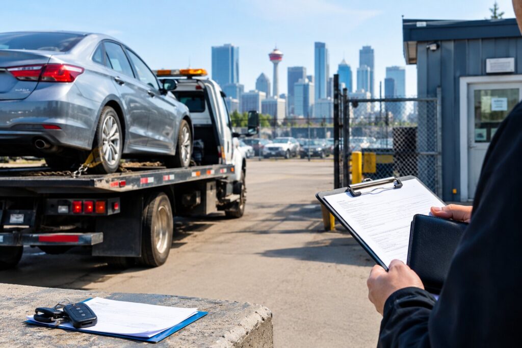 Vehicle Release at the Impound Yard