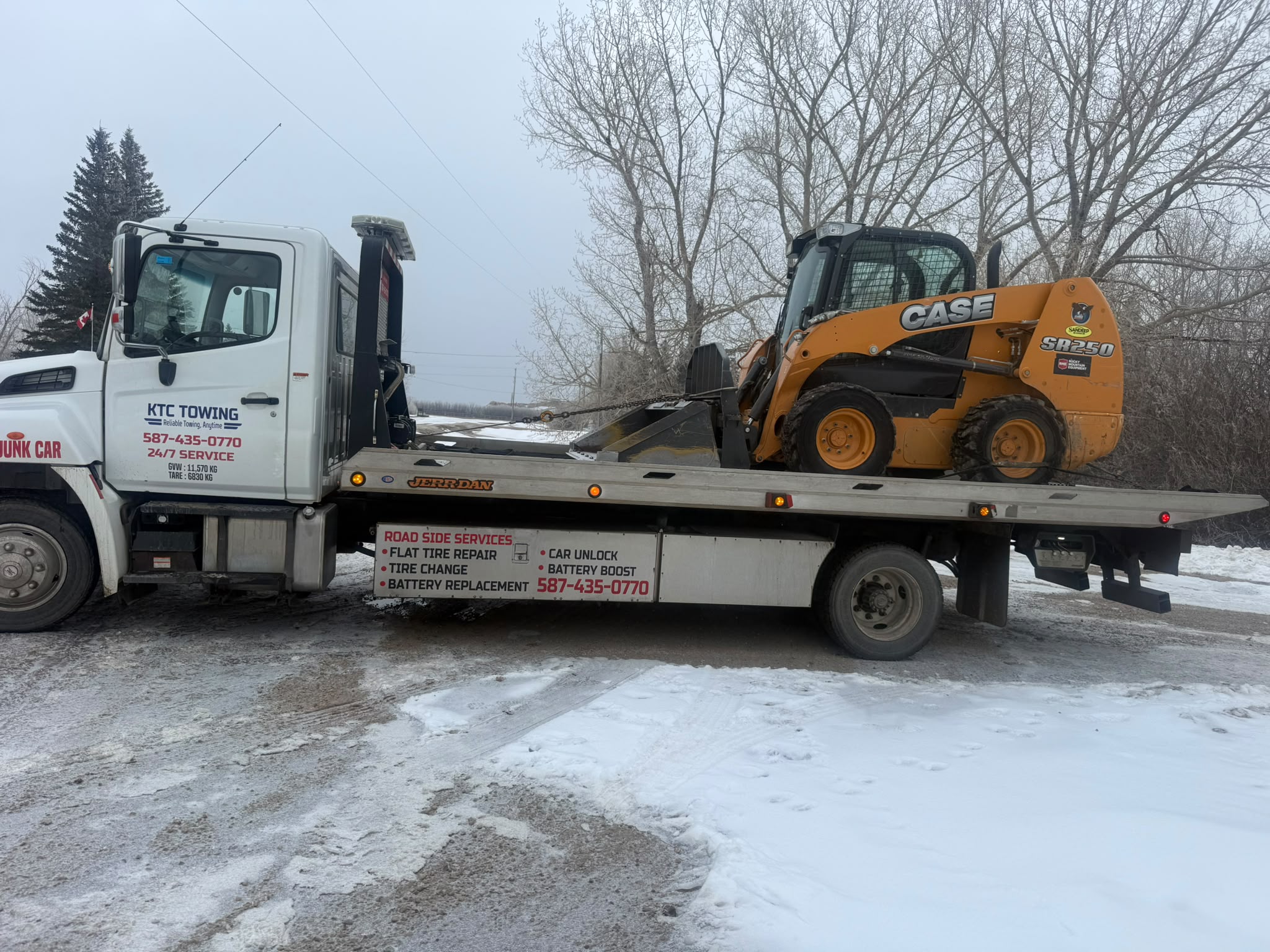 Stuck in Snow in Calgary